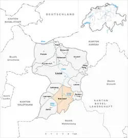 Kaart van de gemeente