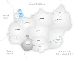 Kaart van de gemeente