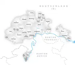 Kaart van de gemeente