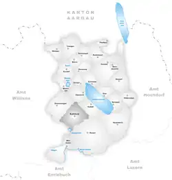 Kaart van de gemeente