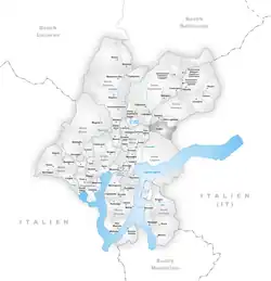 Kaart van de gemeente