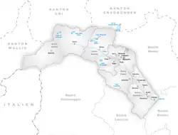 Kaart van de gemeente