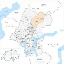 Kaart van de gemeente