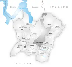 Kaart van de gemeente