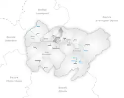 Kaart van de gemeente