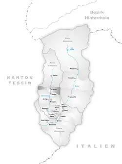 Kaart van de gemeente