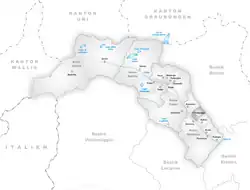 Kaart van de gemeente