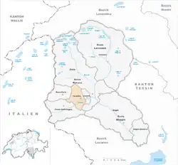 Kaart van de gemeente