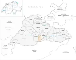 Kaart van de gemeente