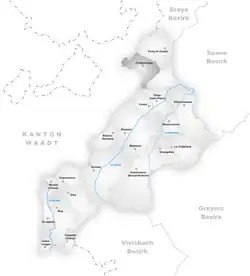 Kaart van de gemeente