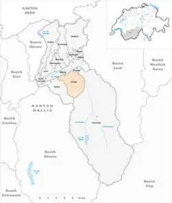 Kaart van de gemeente