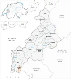 Kaart van de gemeente