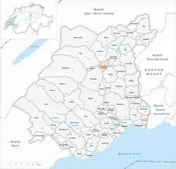 Kaart van de gemeente