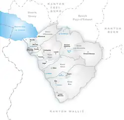 Kaart van de gemeente