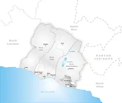 Kaart van de gemeente