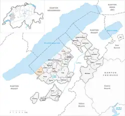 Kaart van de gemeente