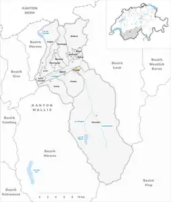 Kaart van de gemeente