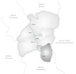 Kaart van de gemeente