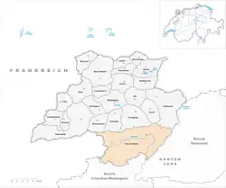 Kaart van de gemeente