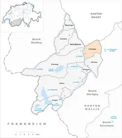 Kaart van de gemeente