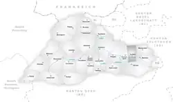 Kaart van de gemeente