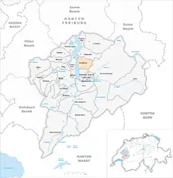 Kaart van de gemeente