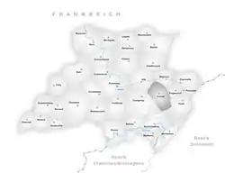 Kaart van de gemeente