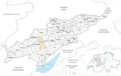 Kaart van de gemeente