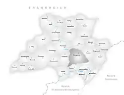 Kaart van de gemeente