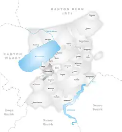 Kaart van de gemeente