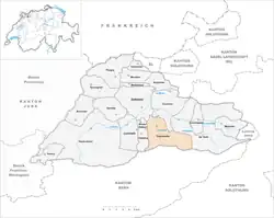 Kaart van de gemeente