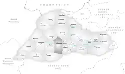 Kaart van de gemeente