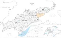 Kaart van de gemeente