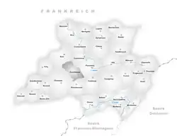 Kaart van de gemeente