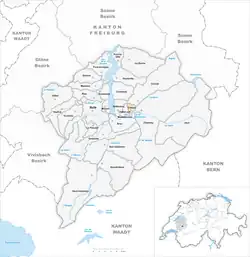 Kaart van de gemeente