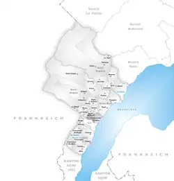 Kaart van de gemeente