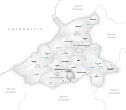 Kaart van de gemeente