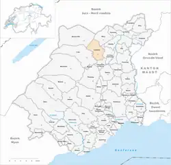 Kaart van de gemeente