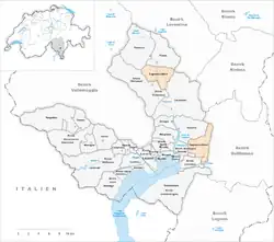 Kaart van de gemeente