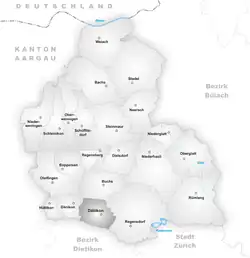 Kaart van de gemeente