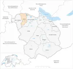 Kaart van de gemeente