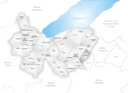 Kaart van de gemeente