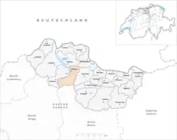 Kaart van de gemeente