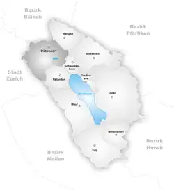 Kaart van de gemeente