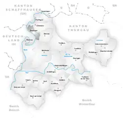 Kaart van de gemeente