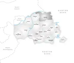 Kaart van de gemeente