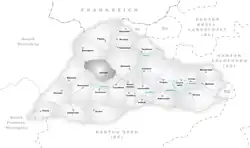 Kaart van de gemeente