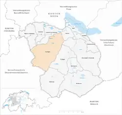 Kaart van de gemeente