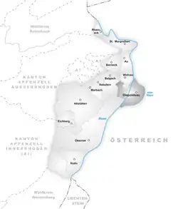 Kaart van de gemeente