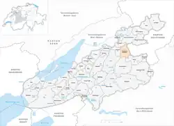 Kaart van de gemeente